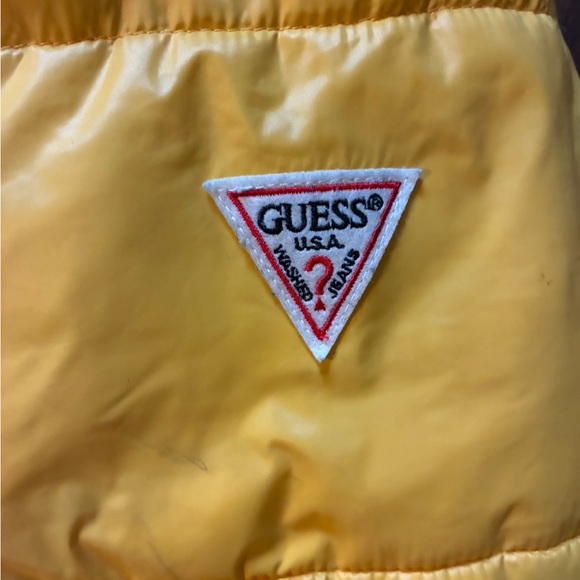 Guess Vibrant Blue and Orange Puffer Jacket - Picture 3 of 4